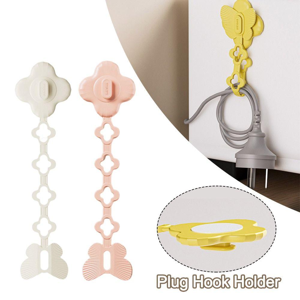

Butterfly Kitchen Storage Winder Hang Electrical Wire Organizer Clip Gifts Power Cord Winder бежевий