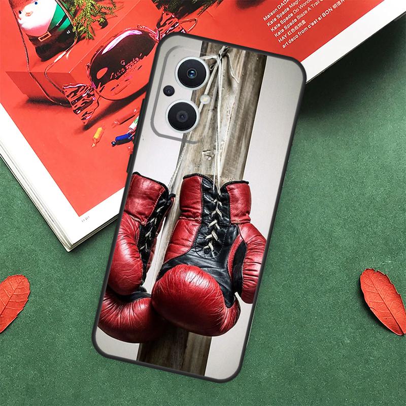 Boxing Gloves Case For OPPO Reno 13F 14F 12F 11F 12 11 10 14 Pro 8T 8 Lite OPPO Find X9 X8 X6 X5 Pro Cover