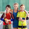 Kids elbow and knee pads,2pcs elbow pads and knee pads, gym arm cover box knee pads for boys and girls, teenagers football