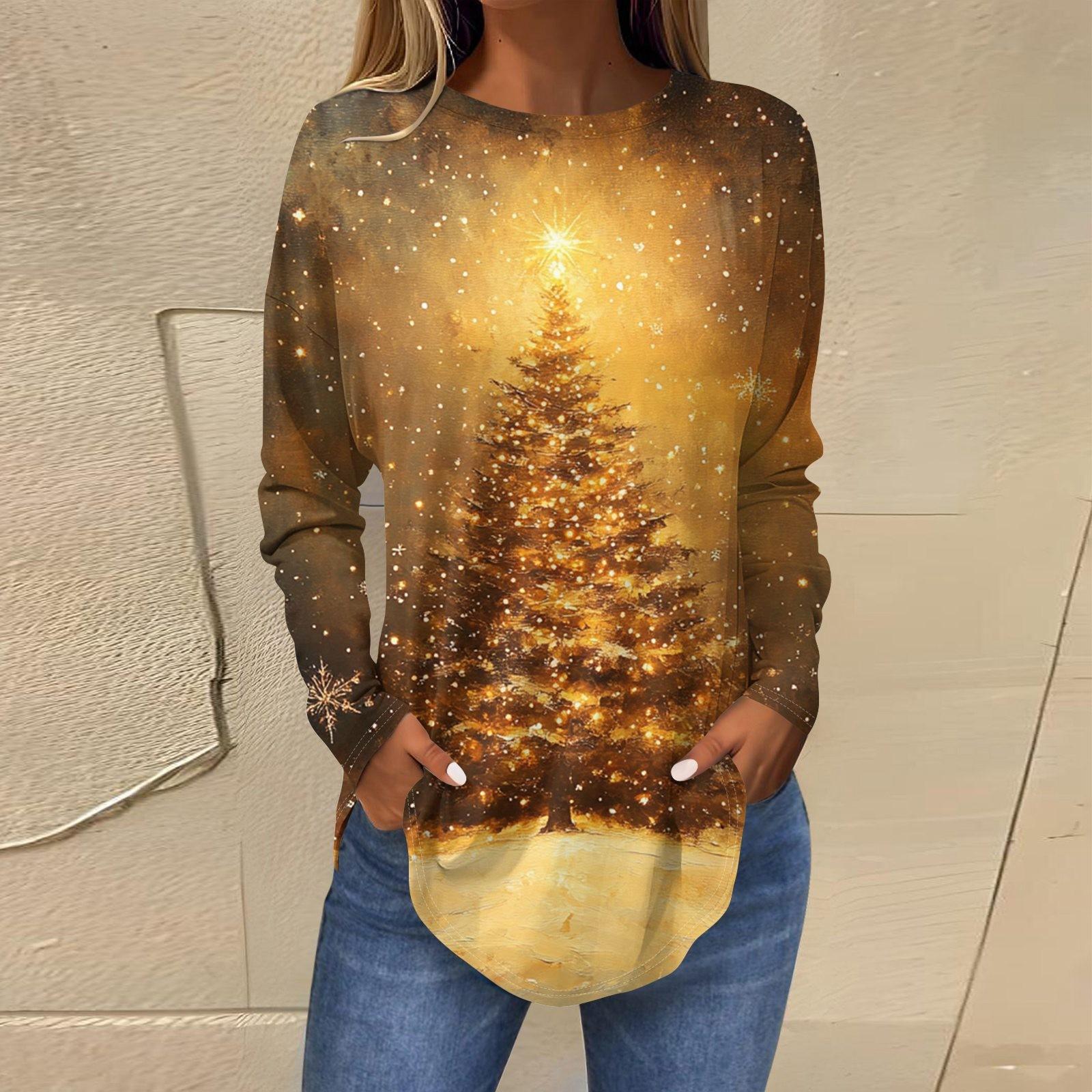 

Женские свободные топы с круглым вырезом и капюшоном с длинными рукавами, повседневные топы, домашние пижамы для отдыха, топы M оранжевый