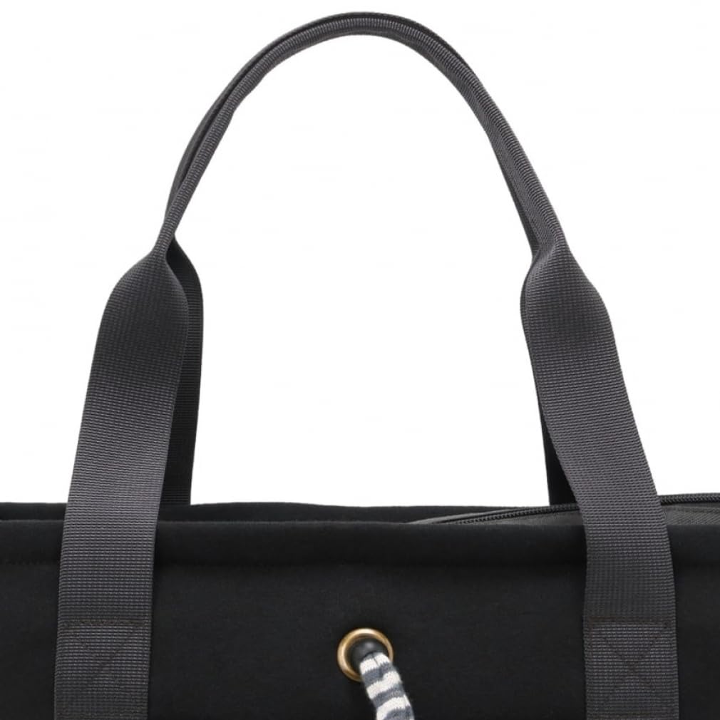Chums Sweat Nylon Tote Bag in Black/Charcoal