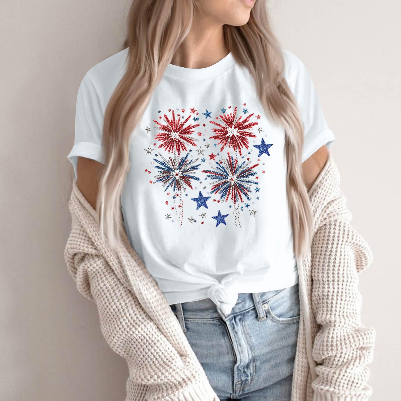 

Men s And Women s Casual Loose Printed T-Shirt Round-Neck Pullover Short-Sleeved Top S білий