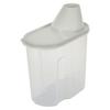 Large Food Container Plastic Snacks 1x 3 Containers Bean