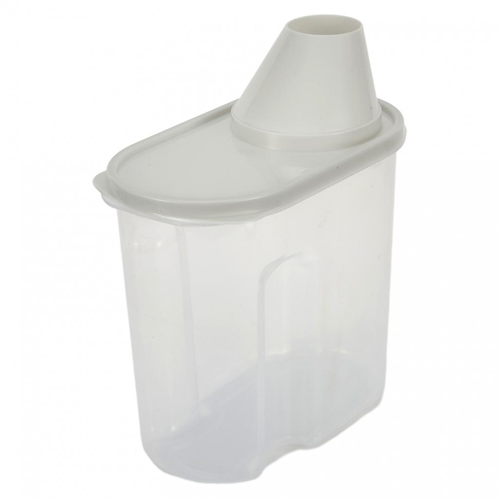 Large Food Container Plastic Snacks 1x 3 Containers Bean