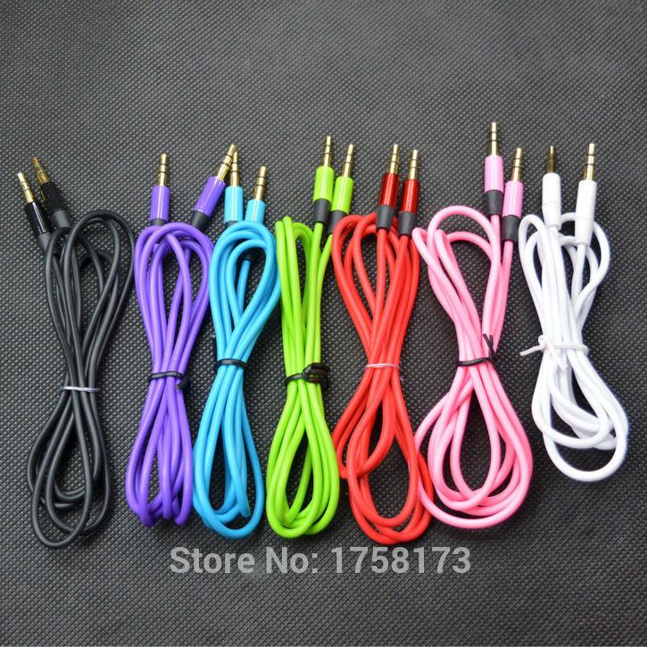 Universal 3.5mm Male-to-Male AUX Audio Cable for Headphones, Car, Phone, Speaker, and Recording Connections