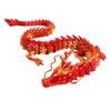 3D Articulated Chinese Dragon Long Chinese Dragon Ornament Joint Movable Dragon Model  Office