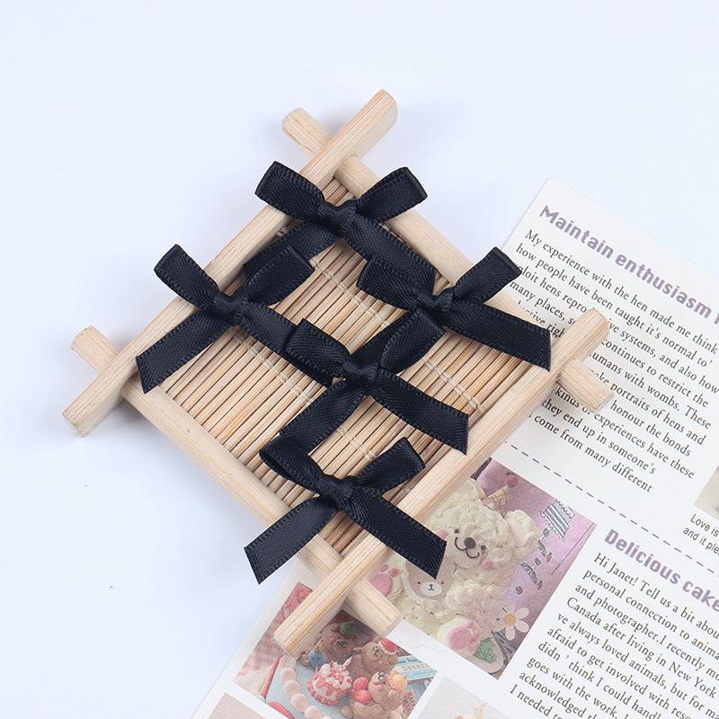 0.6CM Polyester Ribbon Bow - Small Bow Accessories
