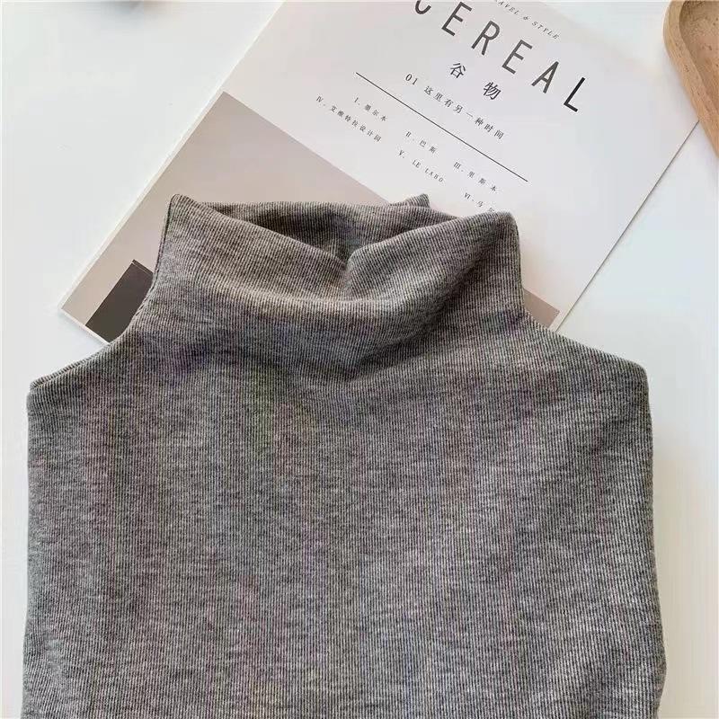 

Осень и зима, нижняя рубашка, полувысокий ворот и женская меховая футболка, длинный рукав, толстый студенческий топ 2XL