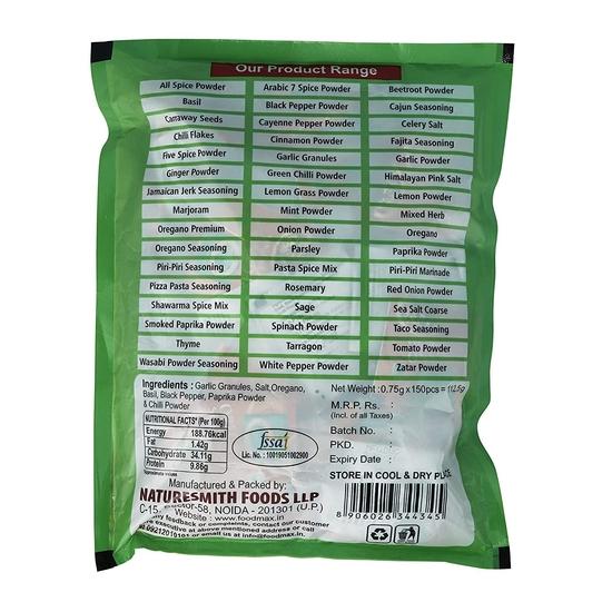 Naturesmith Chilli Flakes Sachet(150Pieces) & Oregano Seasoning Sachet(150Pieces) Combo,300 Grams