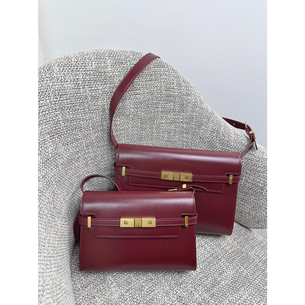 Poplar Grove Manhattan Unterarmtasche Premium Alligatorleder BOX Vintage Pendler Schultertasche Baguette Tasche Damen