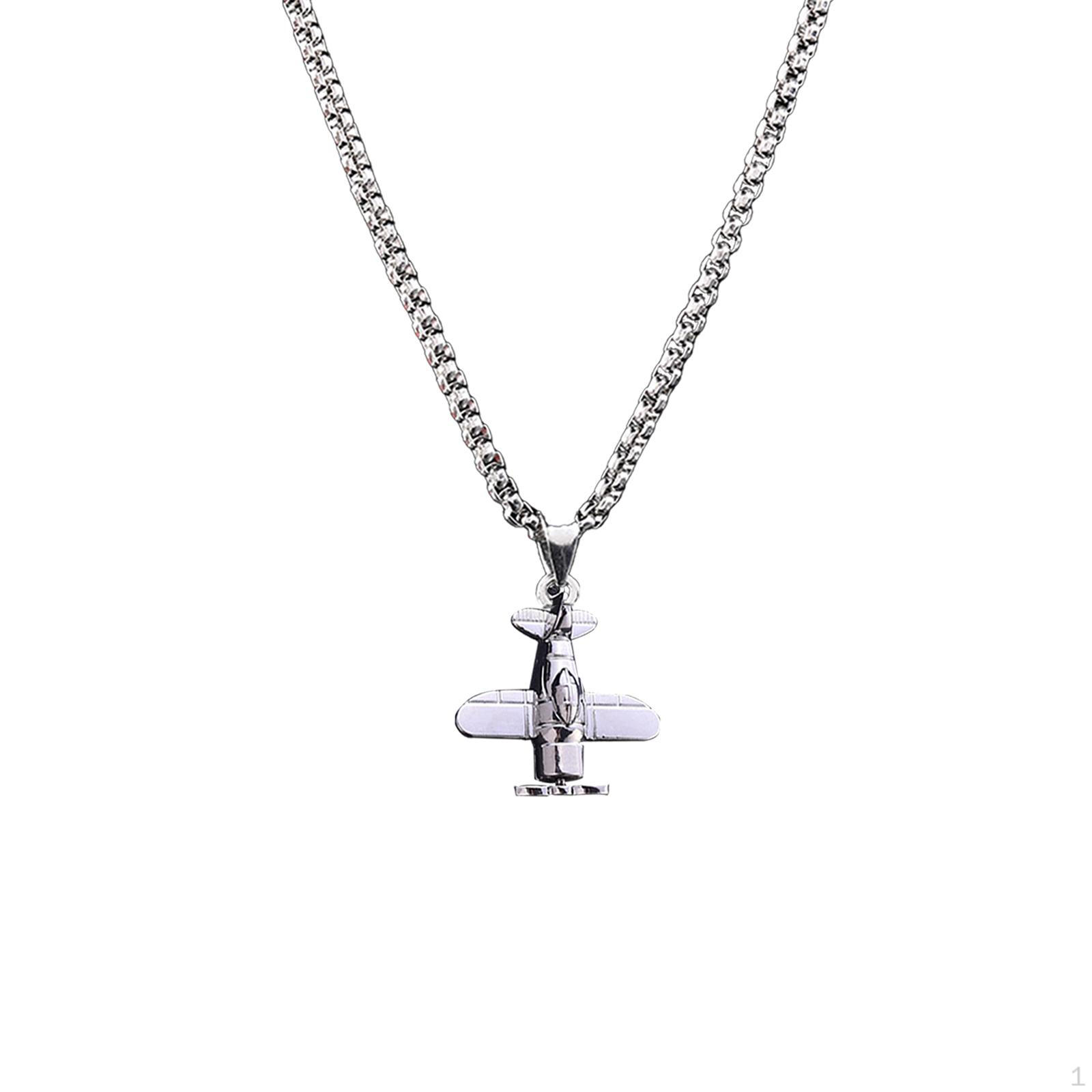 

Комплект ожерелий с подвесками в виде самолета для пар 60cm