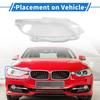 Car Front Headlight Lens Cover For BMW E92 E93 2006 2007 2008 2009 Auto Shell Headlamp Lampshade Shell Cover Transparent