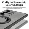 For Samsung Galaxy S25 S23 S24 S22 S21 Plus Ultra For Magsafe Leather Matte Wireless Charging Ring Magnetic ShockProof Cover