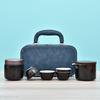 New Travel Tea Set High-end Leather Bag Portable Tea Set Enterprise Business Souvenir