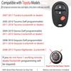 MechanMagic Key Fob Remote Replacement Fits for Toyota Tundra Tacoma Sienna Sequoia Highlander 2007 2008 2009 2010 2011 2012 2013 GQ43VT20T Keyless