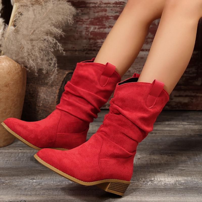 2025 Fall/Winter New Arrival Women's Versatile Martin Boots 5 Fashionable Suede Martin Boots