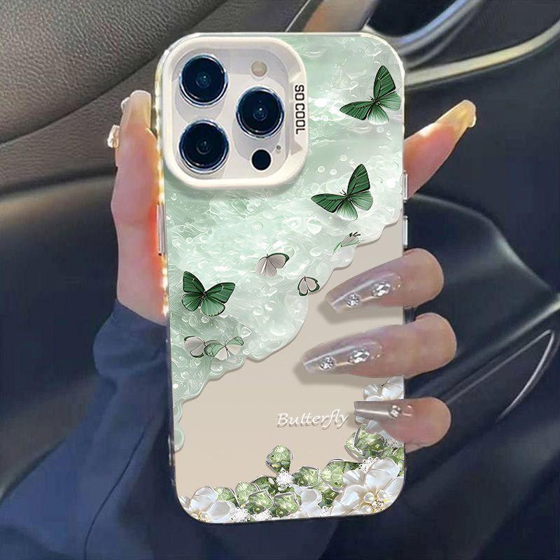 

Sea Wave Butterfly Phone Case for iPhone 13-17 Pro Max iPhone 14