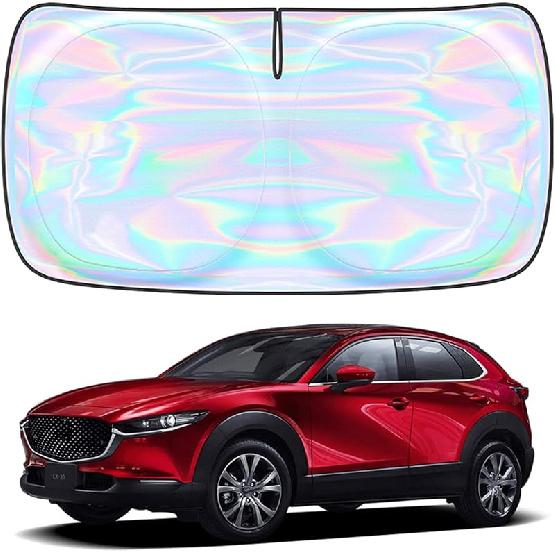 Windshield Sun Shade Cover For Kia Forte -2025 - Sunshade Compatible With Kia Forte Foldable Front Window Sunshade Sun Visor Protector Block UV Rays