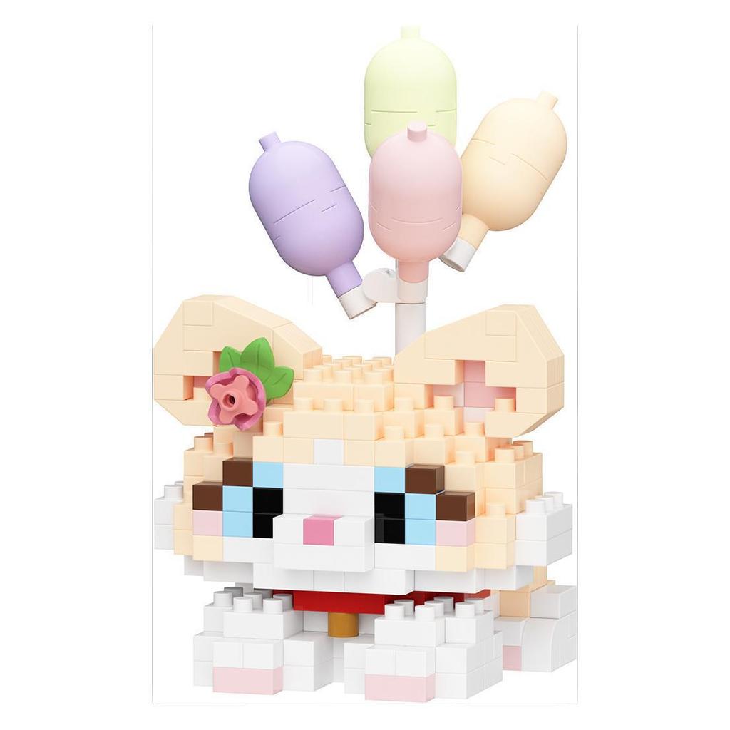 Compatible LEGO Animal Building Blocks: Husky & Orange Cat Set - Educational Toy Gift for Boys & Girls