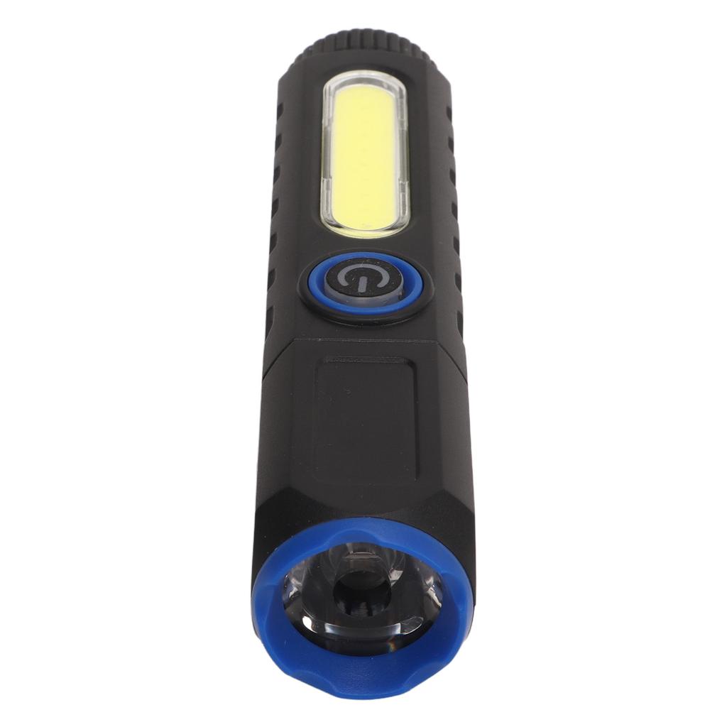 Camping Flashlight 4 Modes   Waterproof Magnetic Tail Hands   COB Light Flashlight with Clip