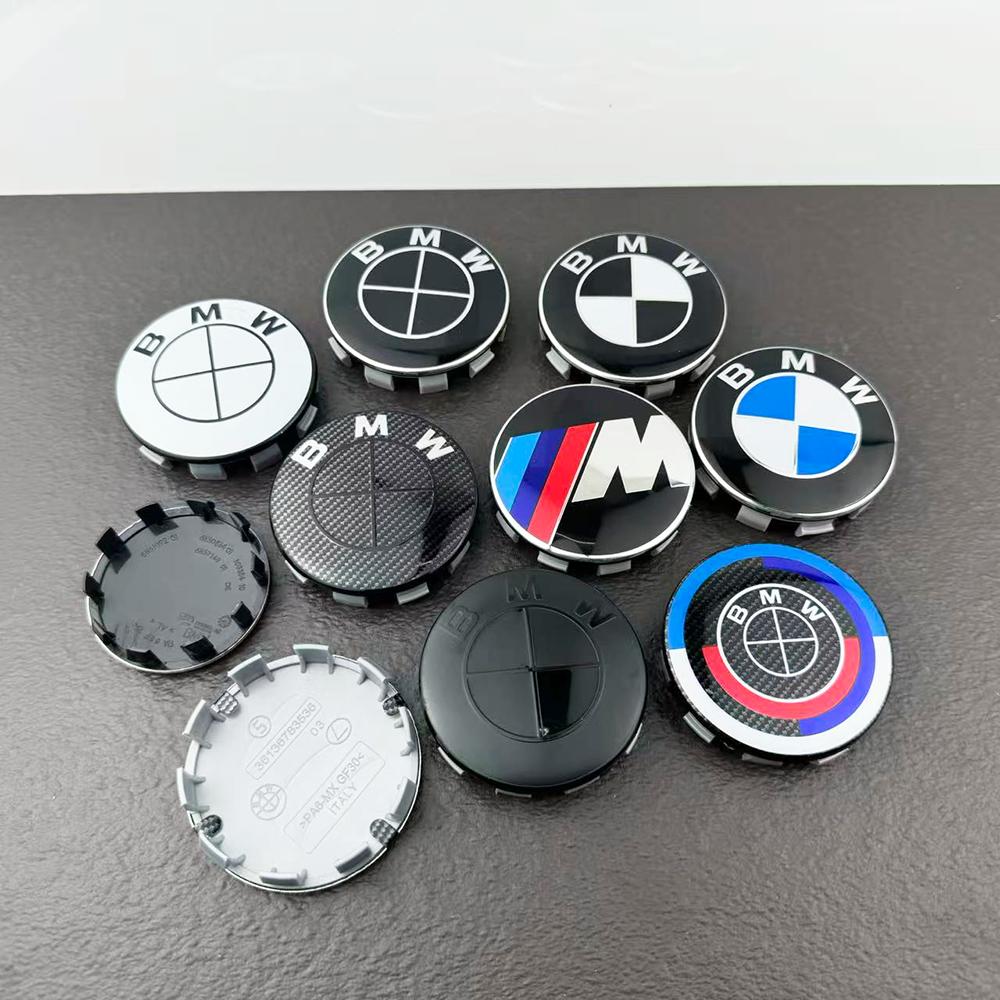 4PCS 56/68MM Car Wheel Center Hub Cap Emblem LOGO For BMW X1 3 X5 E70 E71 M3 F30 F20 F10 F11 G30 E36 E46 E53 E90 E91 E60 E61 E93