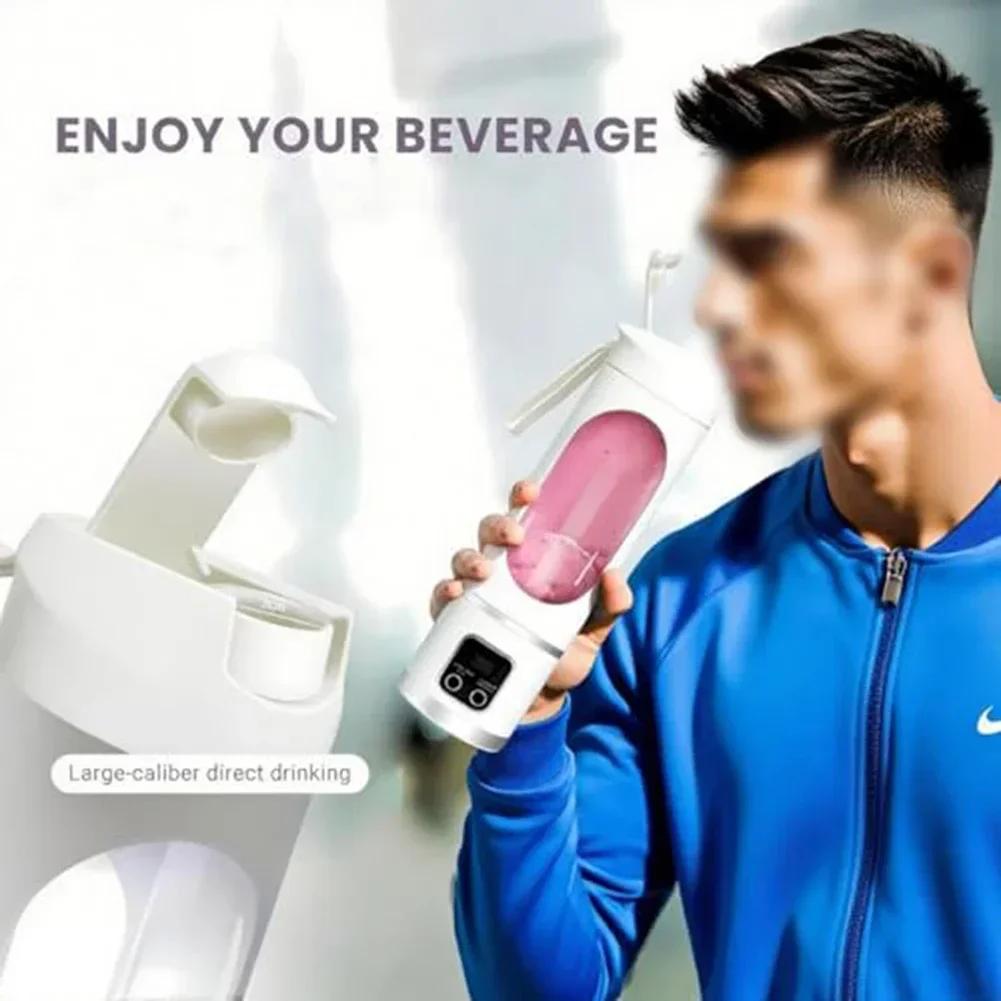 2pcs/set Blender Cordless Portable Blender: Dual 1500mAh, 12 Blades For Smoothies & Juicing Kitchen Tools & Gadgets Stirrer Part