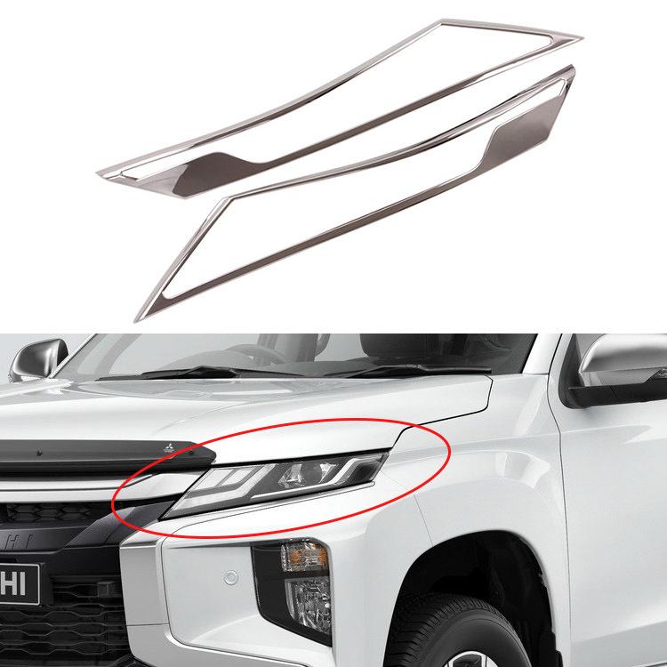 Electroplated Headlight & Mirror Covers for 2019 L200/TRITON