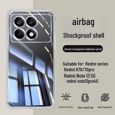 Xiaomi 15 Redmi Turbo4 Pro Gjennomsiktig Beskyttelsesdeksel med Full Dekning for K80