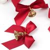 10/20pcs Cute Bowknot Bells Christmas Gift Bows With Small Bells DIY Bows Craft Christmas Tree Decoration Christmas Bow Tie