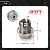 Automotive Parts Oil Pan Drain Plug Stainless Steel Self-Tapping Oil Pan Thread Repair Kit with O-Ring