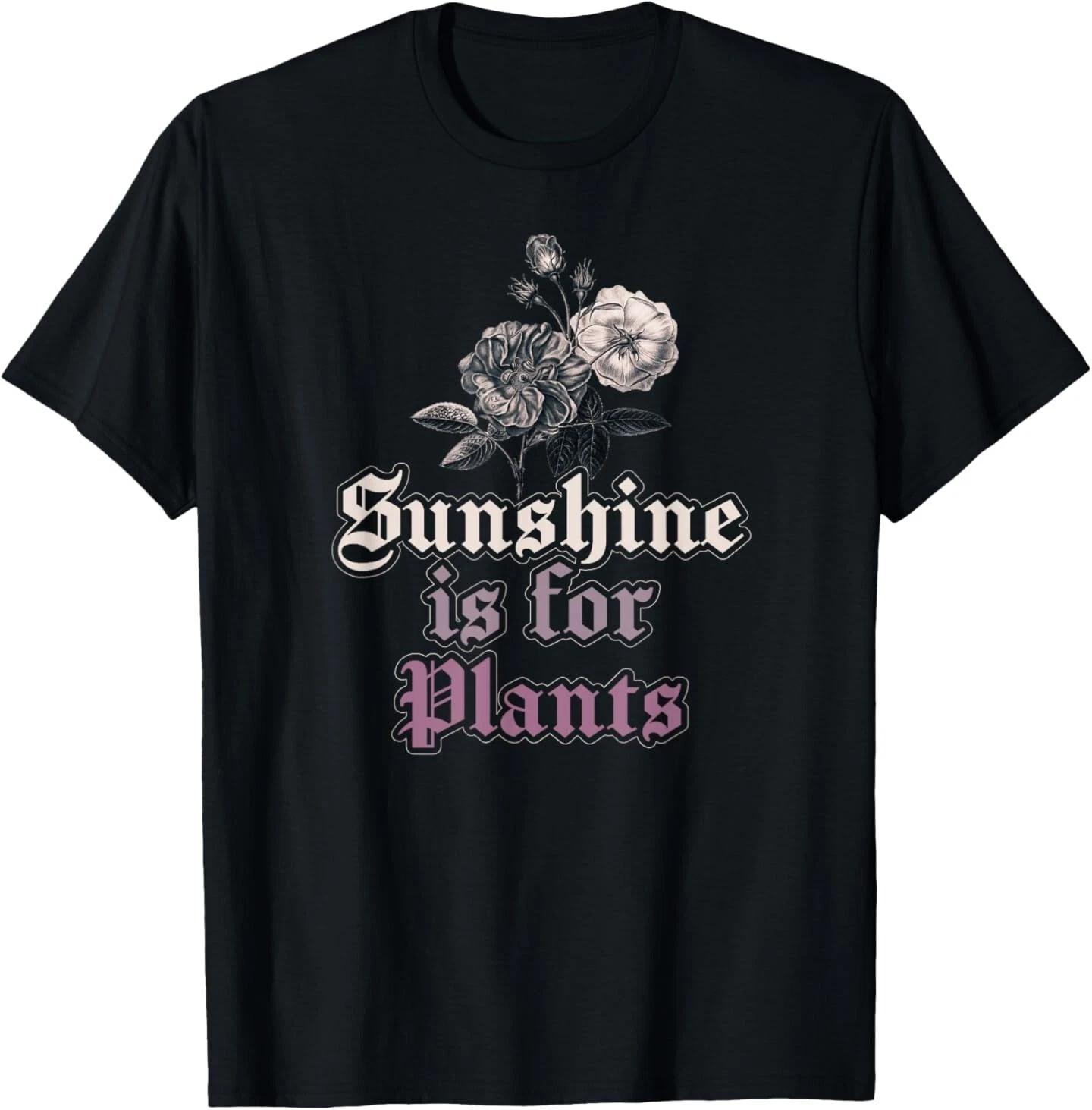 

Gothic Flowers Gothic is for Plants Got Emo Indie Aesthetic T-Shirt XL