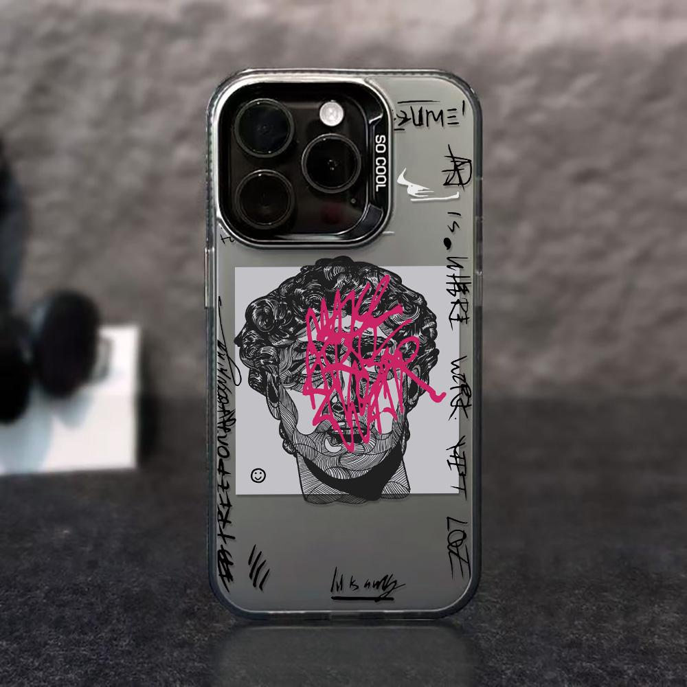 Painted Phone Case for iPhone 11 14 15 16 iPhone 17 11 12 13 for 17 14 15 16 Pro14 15 16 Pro Max for Samsung S25 Ultra S24 S25 A36 A56 A16 Hard Cover