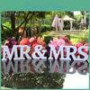 Mr Signs White Mrs Wedding Letter Decoration Freestanding Romantic Table Ornament For Bridal Showers Anniversaries Engagements