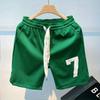 Men's Summer Basketball Shorts: Trendy, Lightweight, Loose-Fit Casual White Shorts
