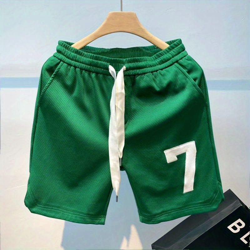 Men's Summer Basketball Shorts: Trendy, Lightweight, Loose-Fit Casual White Shorts