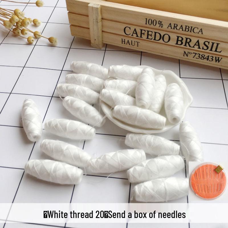 Набор мини-швейных ниток из 200 штук: Разноцветные маленькие катушки для рукоделия и ручного шитья