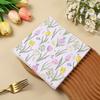 20Pcs Tulip Printed Paper Napkins, 2-Ply Disposable Napkins for Baby Shower Birthday Party - Table Decor Tissue Supplies