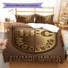 1. FC Magdeburg Pattern Bedding,Quilt Set Quilt Cover Pillowcase Home Birthday Gift (1 * duvet cover + 2 * pillowcase, without core)