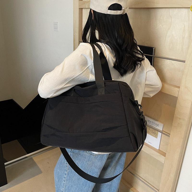 Dry and wet separation fitness sports bag for men and women, suitable for outdoor activities, with shoe compartment, portable yoga luggage travel