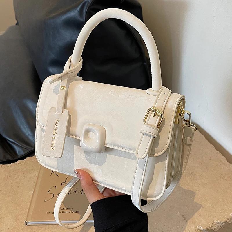 Small Casual Versatile Square Bag for Women  Popular Simple Shoulder Bag  Korean Version  Fashion Bag