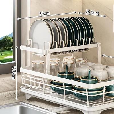 Alliance Double-Layer Kitchen Dish Drying Rack