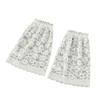 Soft Lace Sleeves Elastic Wrist Breathable Decorative Cuffs Solid Color Mesh Bell Sleeves For Casual Outfits