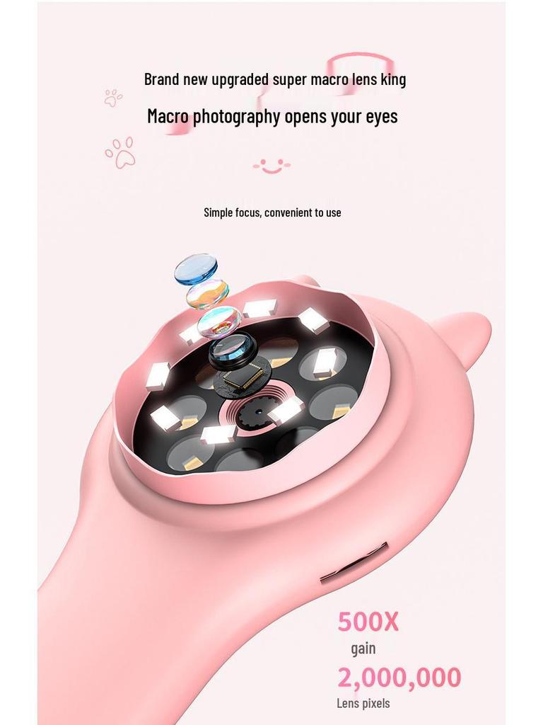 Children's Mini Handheld Electronic Microscope & Magnifier Educational Science Toy