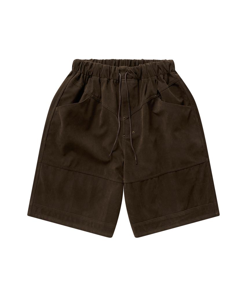 Pilpeu Western Pocket Shorts (Brown)