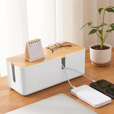 Power Strip Organizer Box: Cord and Cable Storage Solution