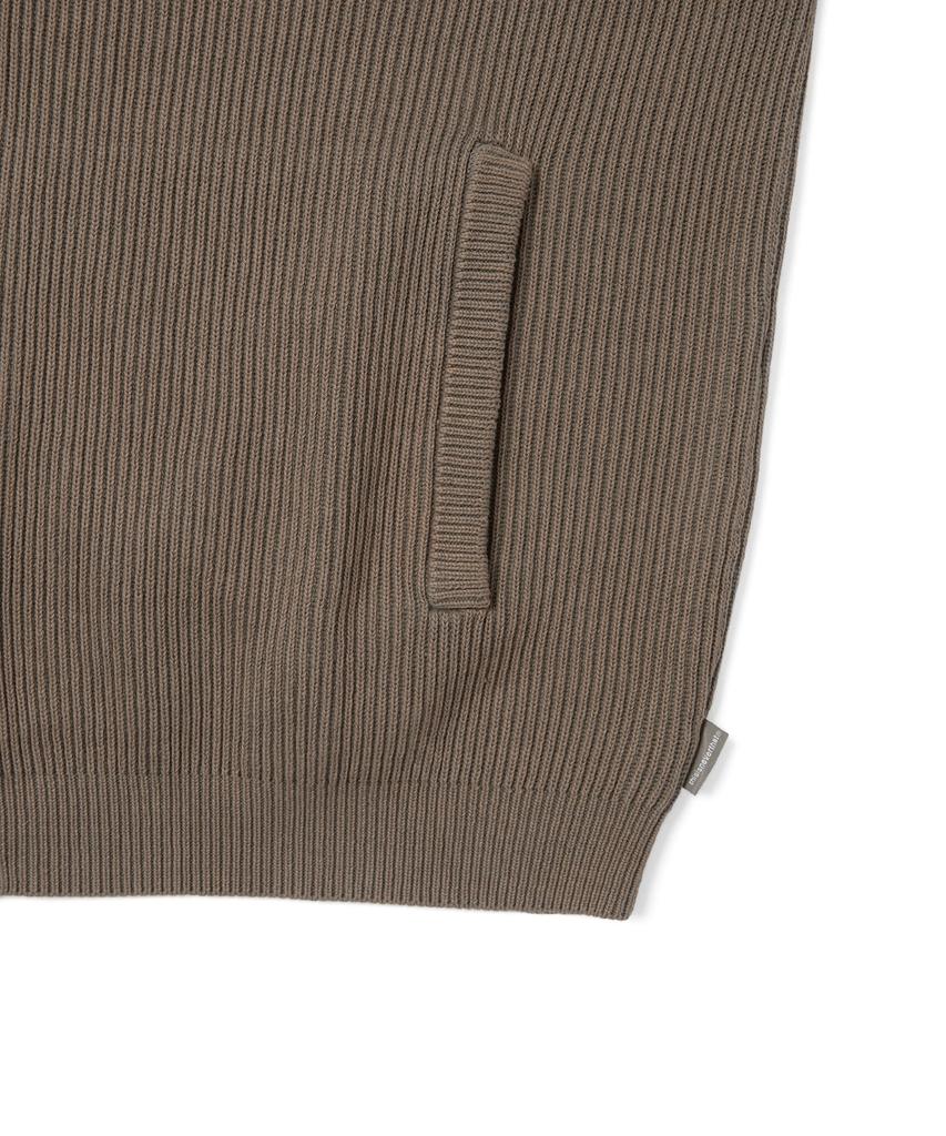 Thisisneverthat Washed Full Zip Cardigan Gray