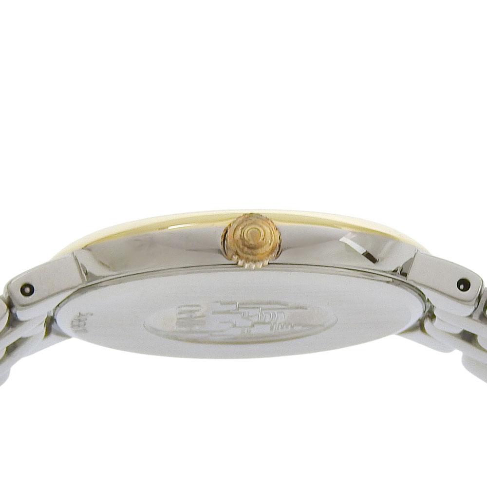 Omega Orologi De Ville 7261.83 Quadrante Nero Acciaio Inossidabile Quarzo Analogico Donna Usato