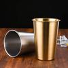 260-500ml 304 Stainless Steel Metal Cup Whisky Beer Cups Wine Coffee Tumbler Travel Camping Outdoor Mugs Drinking Coffee Tea Mug