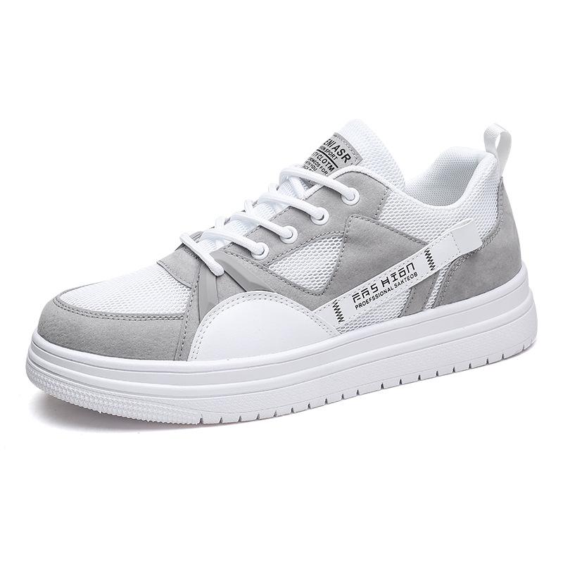 

2024 осінь нові модні чоловічі туфлі повсякденні спортивні кеди студентські універсальні дихаючі маленькі білі туфлі чоловічі вибух 44