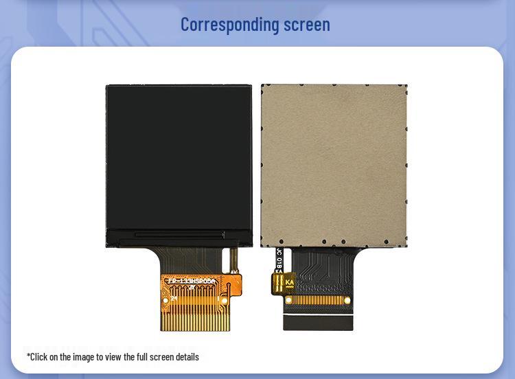 1.3" HD IPS Display Screen, 240x240 TFT LCD, ST7789 with Font Library